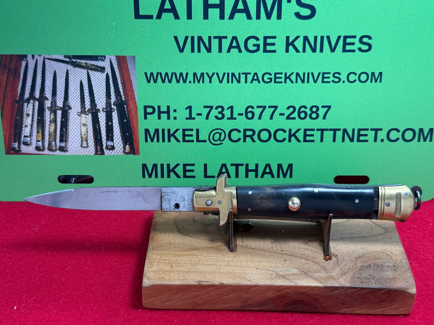 STERILE INDIA 1955-60 ITALIAN STYLE STILETTO BOLSTER RELEASE RARE BOLSTER SLIDE SAFETY HIDDEN RELEASE HEAVY DUTY MADE INDIA IMPORTED AUTOMATIC KNIFE BUFFALO HORN HANDLES