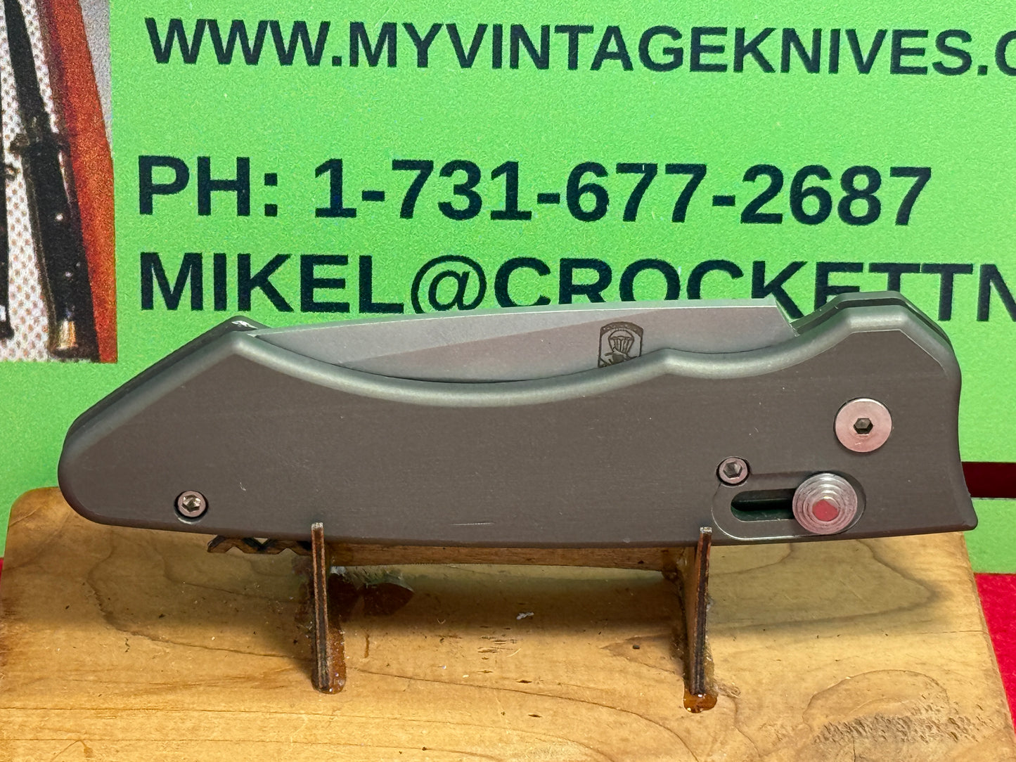 DALTON, ROB USA 1995-2005 TACTICAL AUTOMATIC WACO CUSTOM AUTOMATIC KNIFE ALL METAL HANDLES