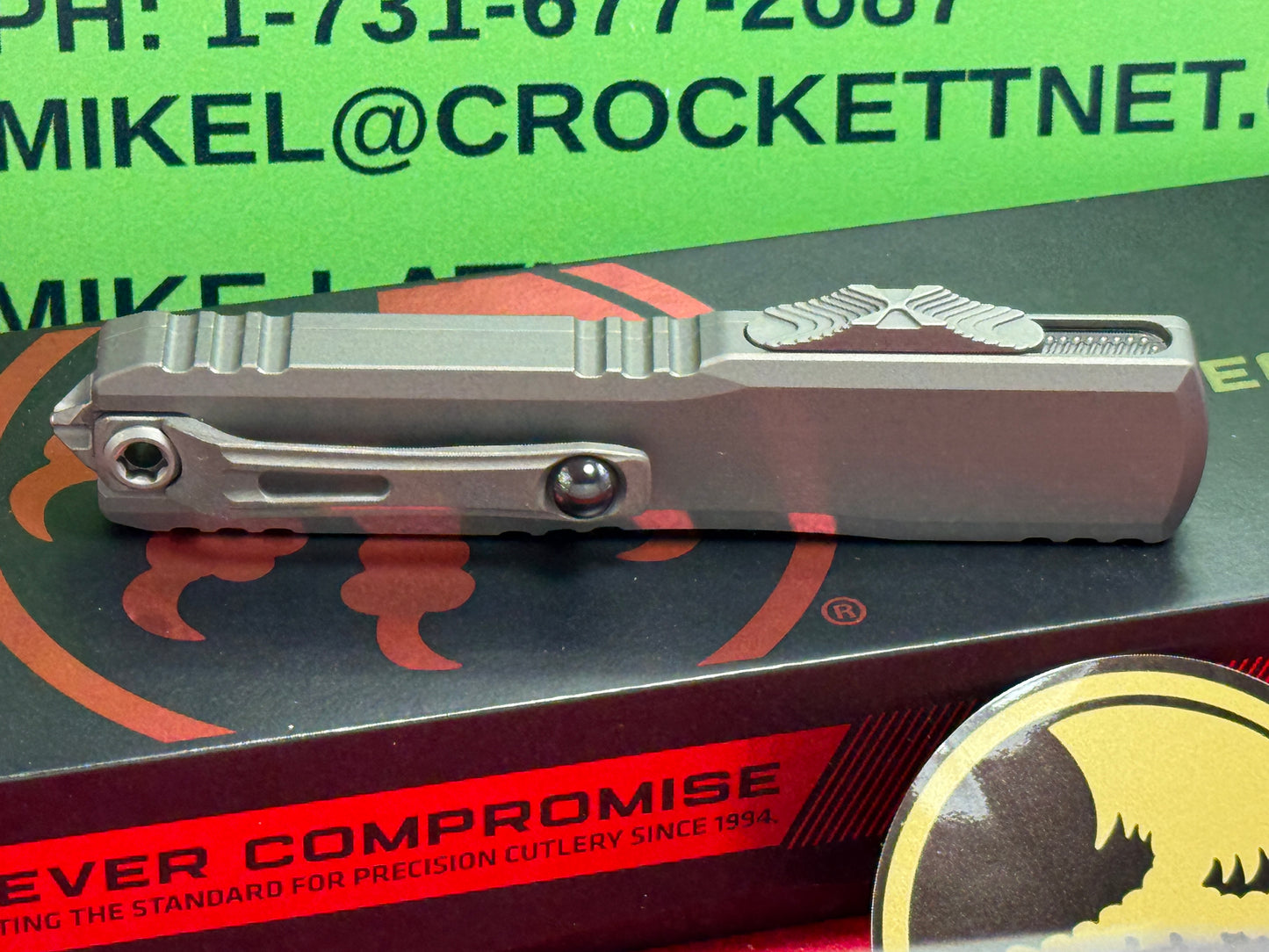 MICROTECH USA ULTRATECH ZBP S/E OTF BLADE SHOW 2025 SPECIAL 1121-10 APNCBS TACTICAL AUTOMATIC KNIFE ALL METAL