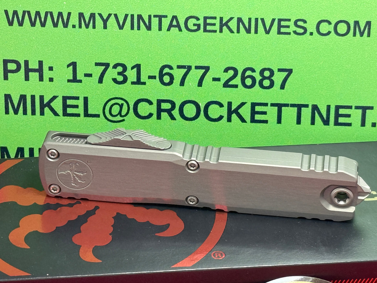 MICROTECH USA ULTRATECH ZBP S/E OTF BLADE SHOW 2025 SPECIAL 1121-10 APNCBS TACTICAL AUTOMATIC KNIFE ALL METAL