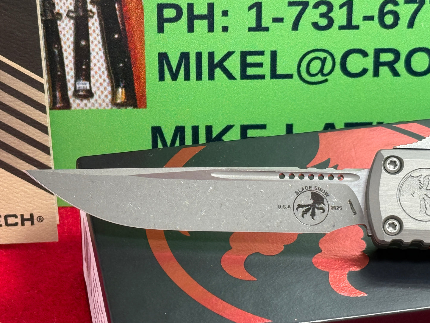 MICROTECH USA ULTRATECH ZBP S/E OTF BLADE SHOW 2025 SPECIAL 1121-10 APNCBS TACTICAL AUTOMATIC KNIFE ALL METAL