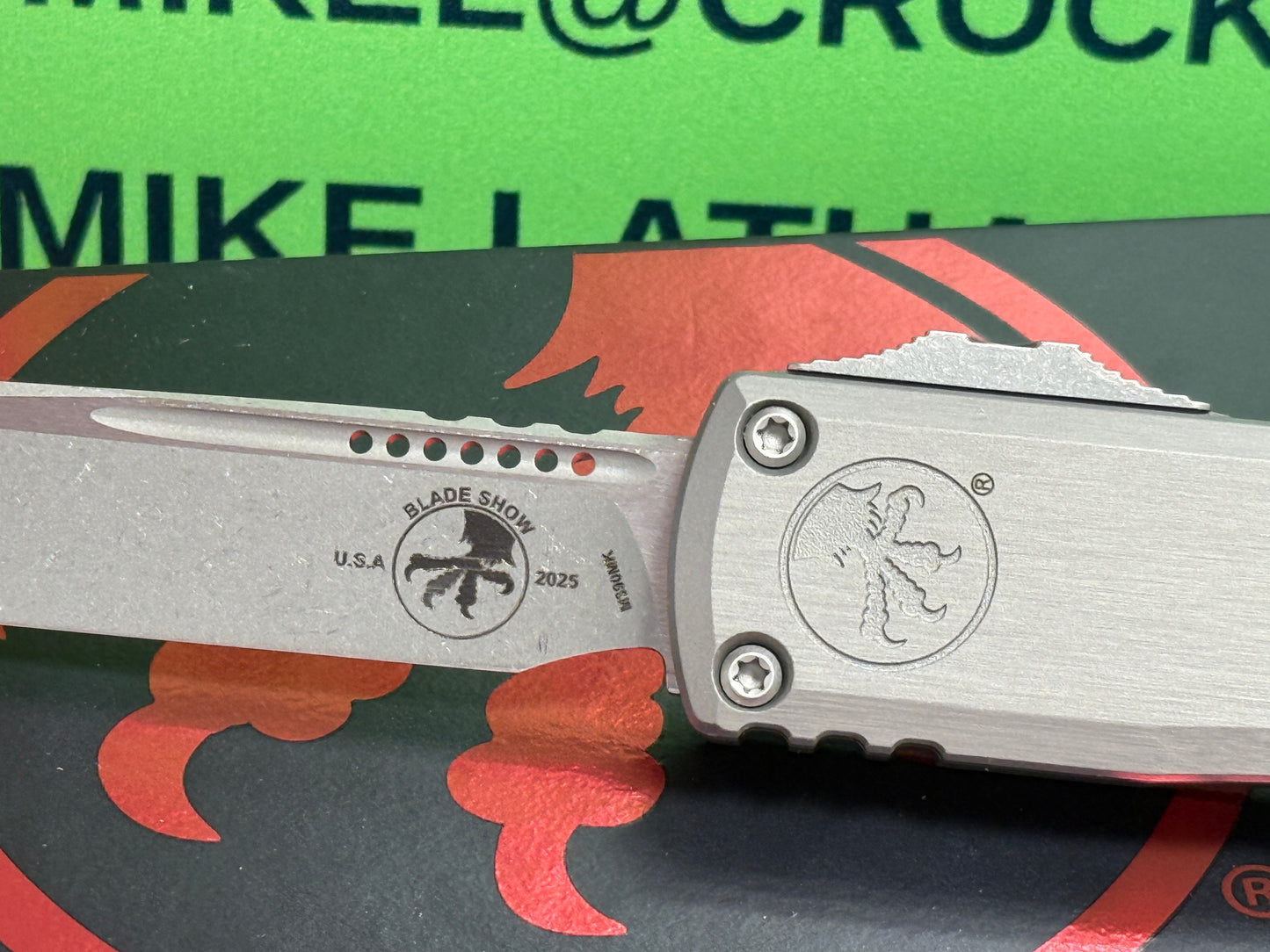 MICROTECH USA ULTRATECH ZBP S/E OTF BLADE SHOW 2025 SPECIAL 1121-10 APNCBS TACTICAL AUTOMATIC KNIFE ALL METAL