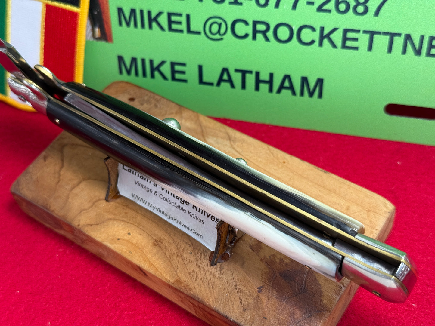 ROSTFREI ITALIAN 1956-60 PICK LOCK STILETTO 33 CM ITALIAN AUTOMATIC KNIFE BRAZILIAN HORN HANDLES