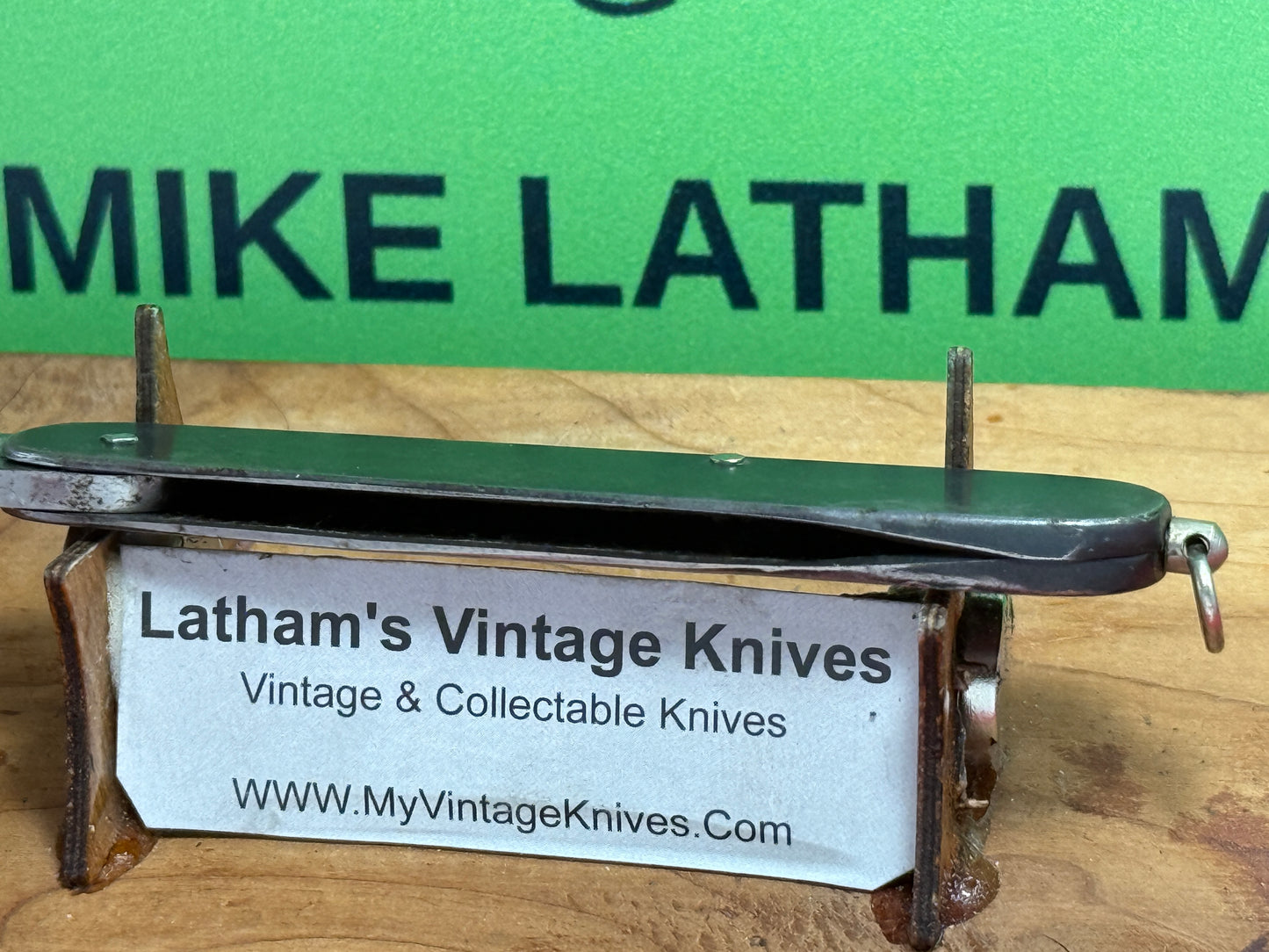 CHRISTIANS SOLINGEN GERMANY D.R.G.M. RING TWIST RELEASE GERMAN AUTOMATIC KNIFE ALL METAL