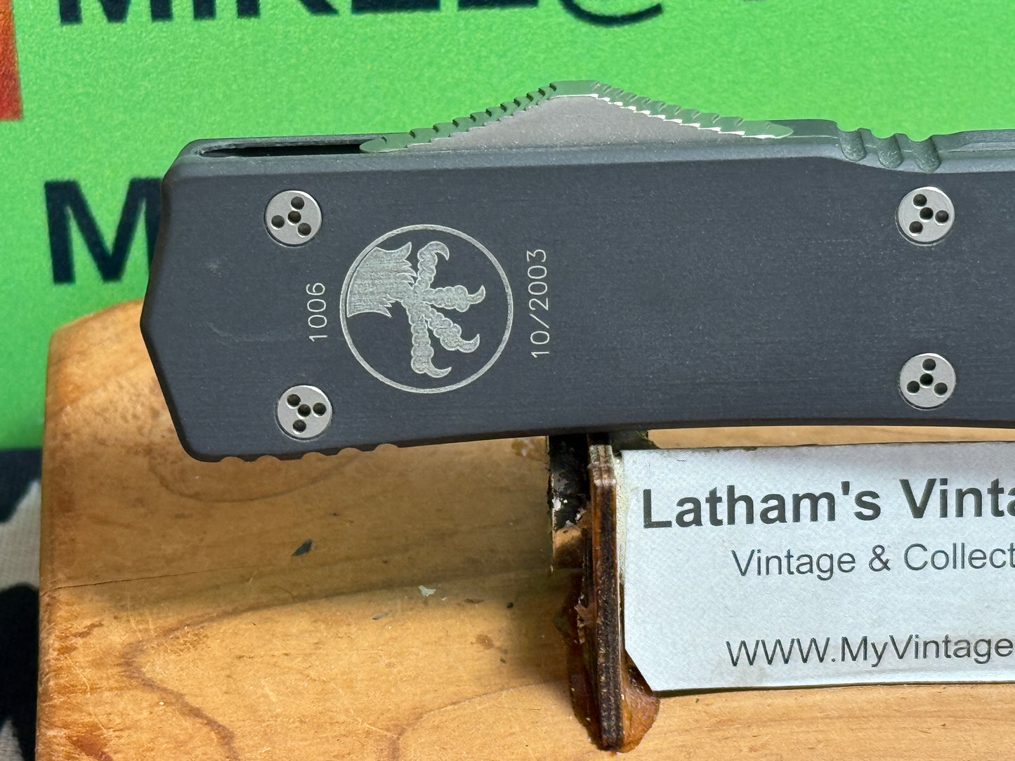 MICROTECH USA 10/2003 MAKORA D/E EXECUTIVE VERO BEACH FL COMPLETE KIT TACTICAL AUTOMATIC KNIFE METAL HANDLES