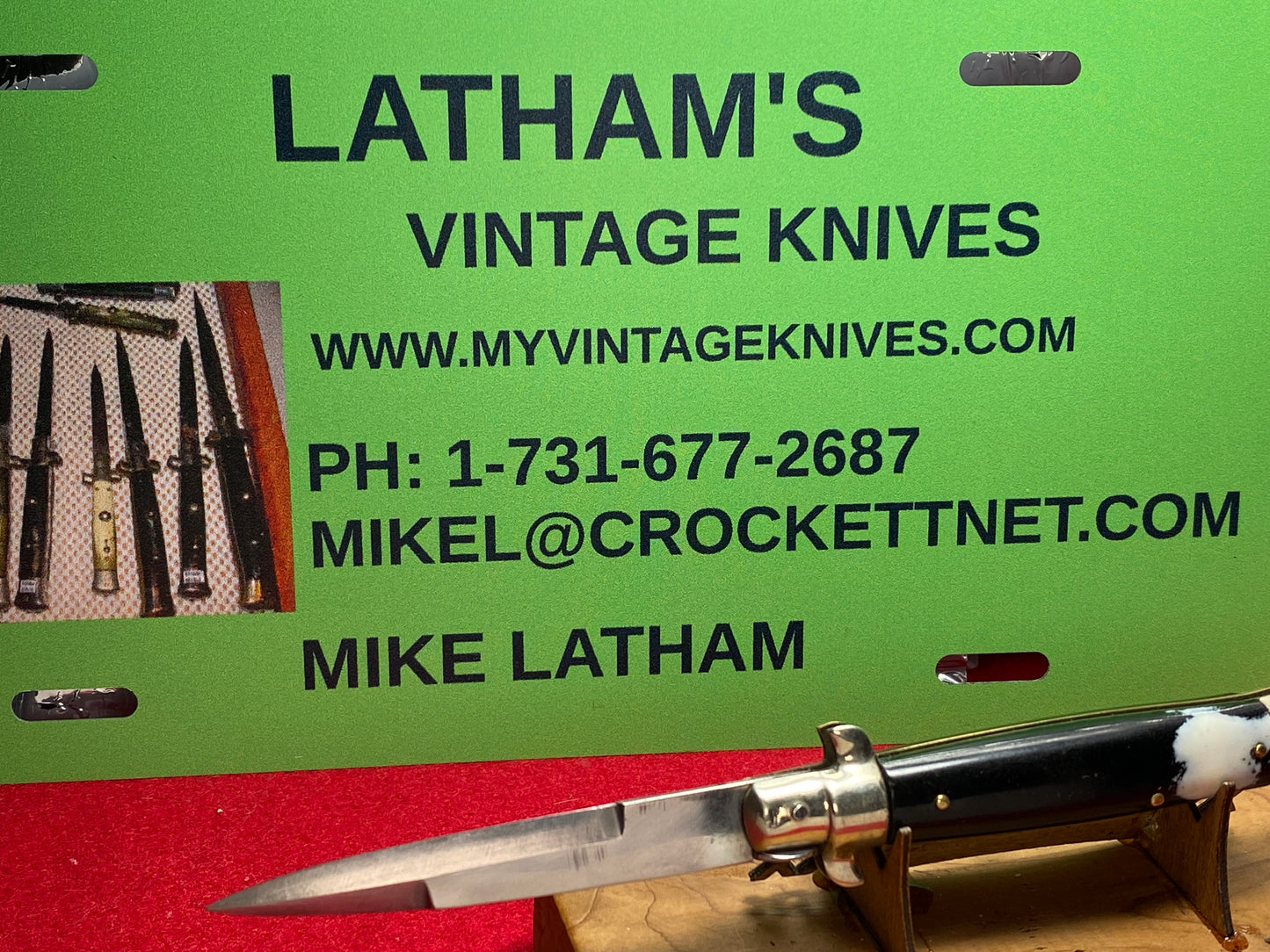 JAPAN STAINLESS STEEL 1958-64 PICK LOCK ITALIAN STILETTO 18 CM JAPAN AUTOMATIC KNIFE IMITATION HORN HANDLES