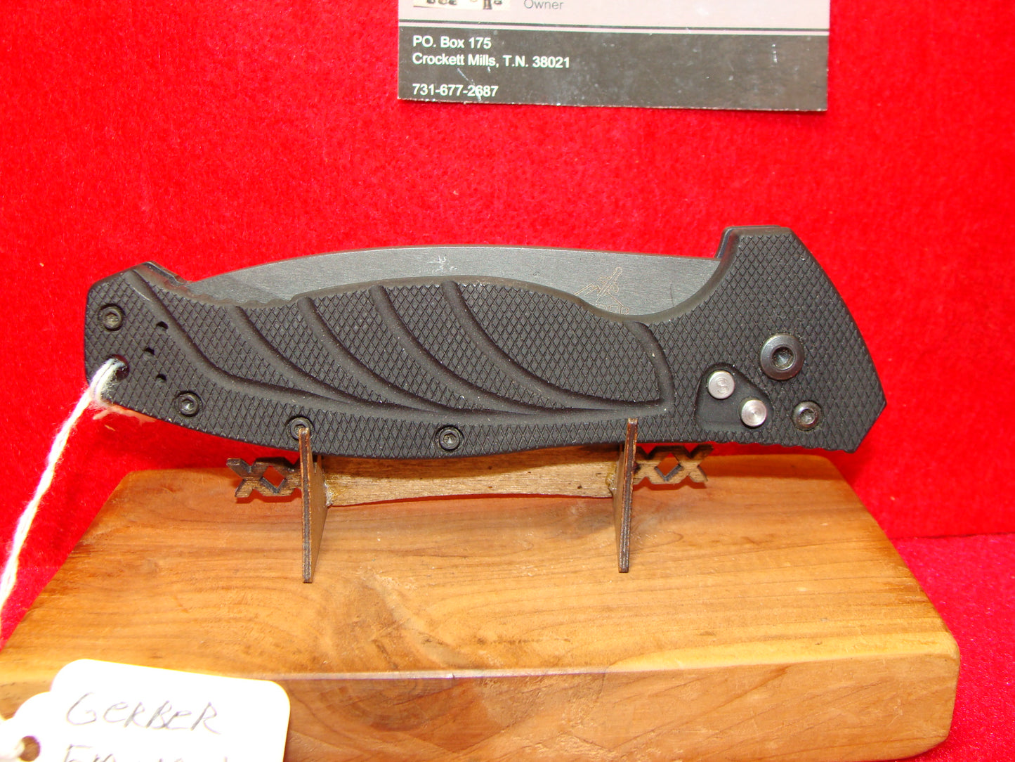 GERBER EMERSON DESIGN USA 1990-98 TACTICAL AUTOMATIC KNIFE 6061-T6 ALUMINUM HANDLES
