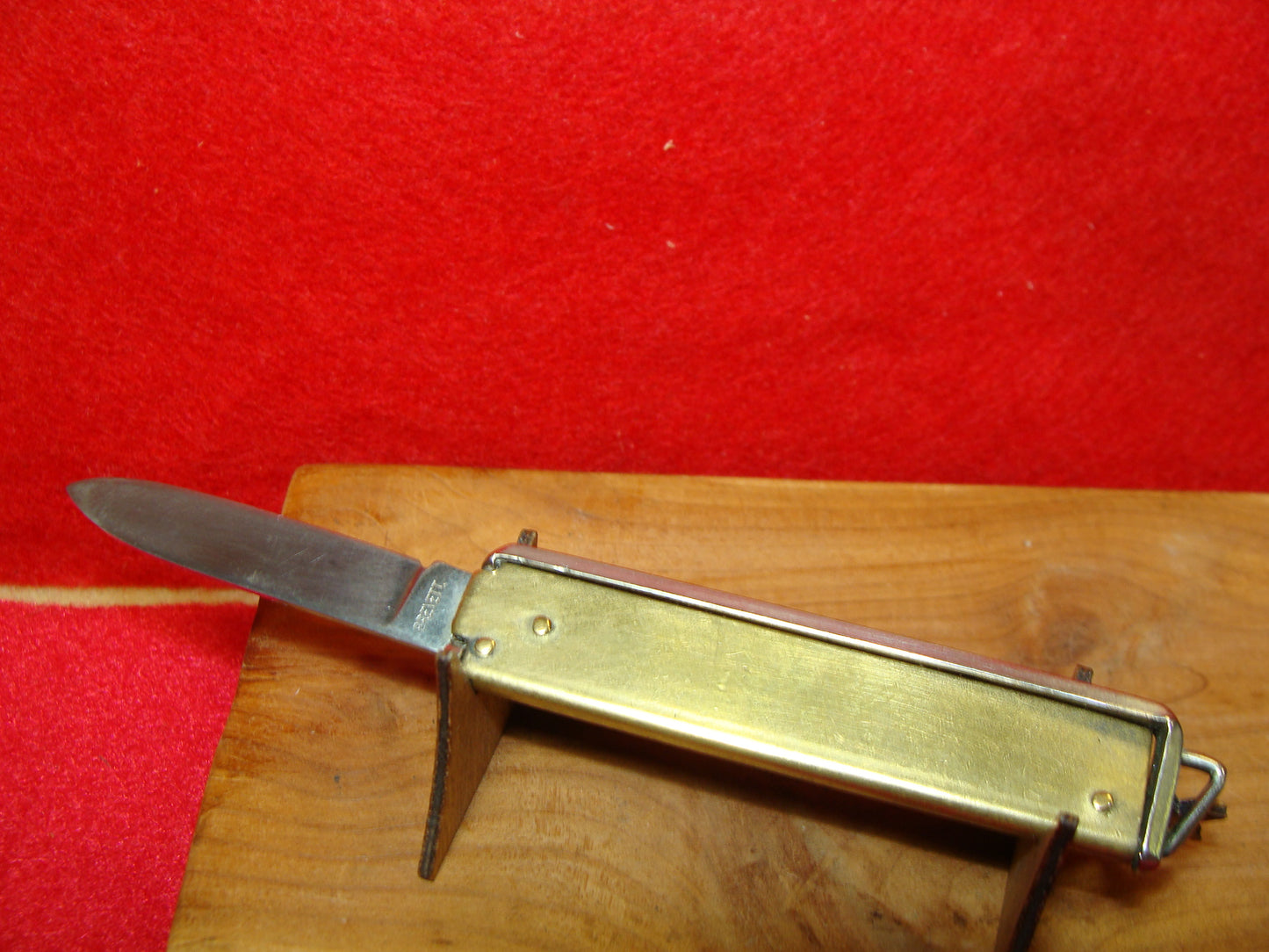 BREVETT ITALY STAINLESS NOVELTY BODY RELEASE ITALIAN AUTOMATIC KNIFE ALL METAL HANDLES