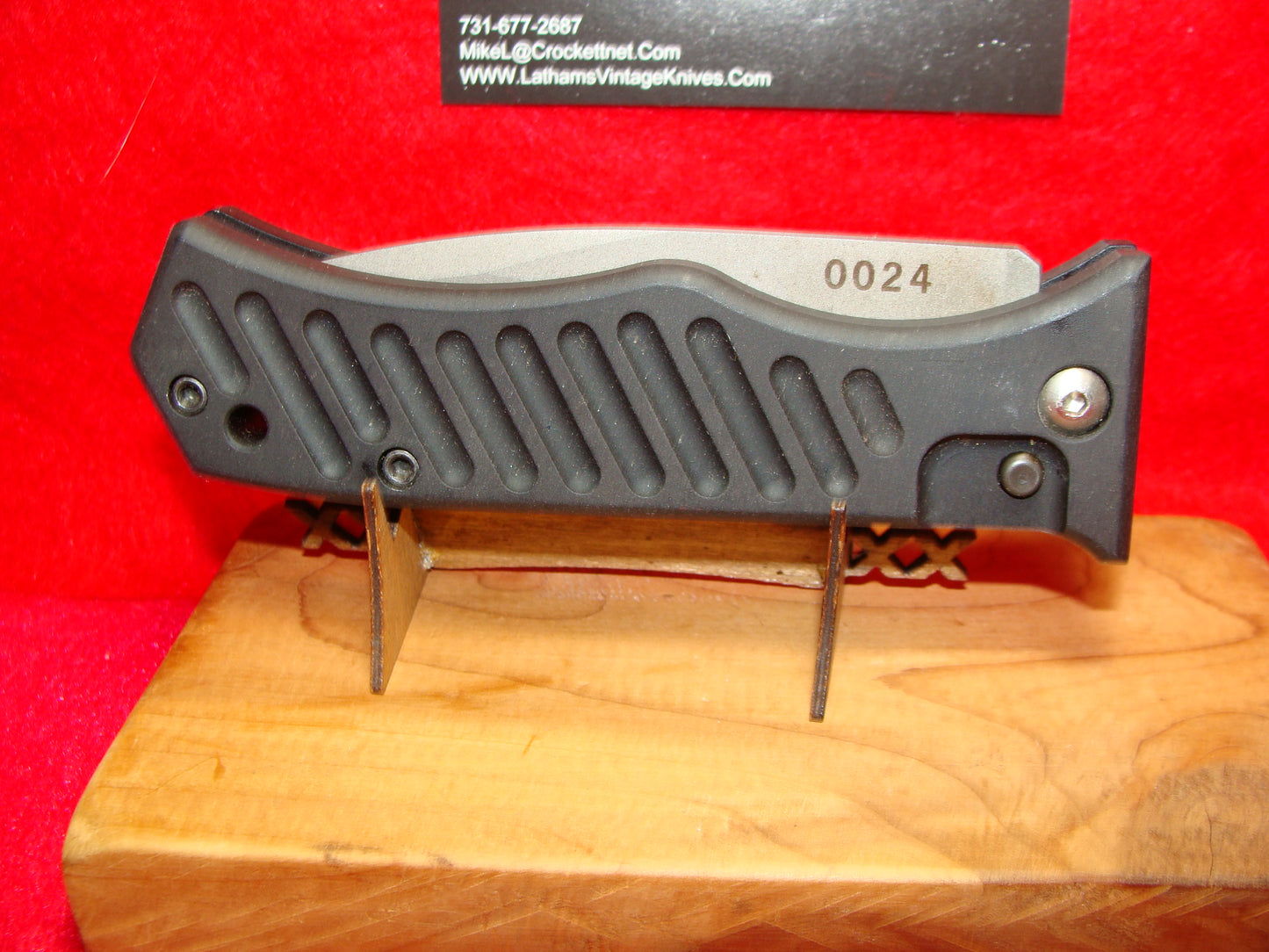 ATS AMERICAN TACTICAL SUPPLY USA 1995-99 TACTICAL AUTOMATIC KNIFE ALL METAL BLACK HANDLES