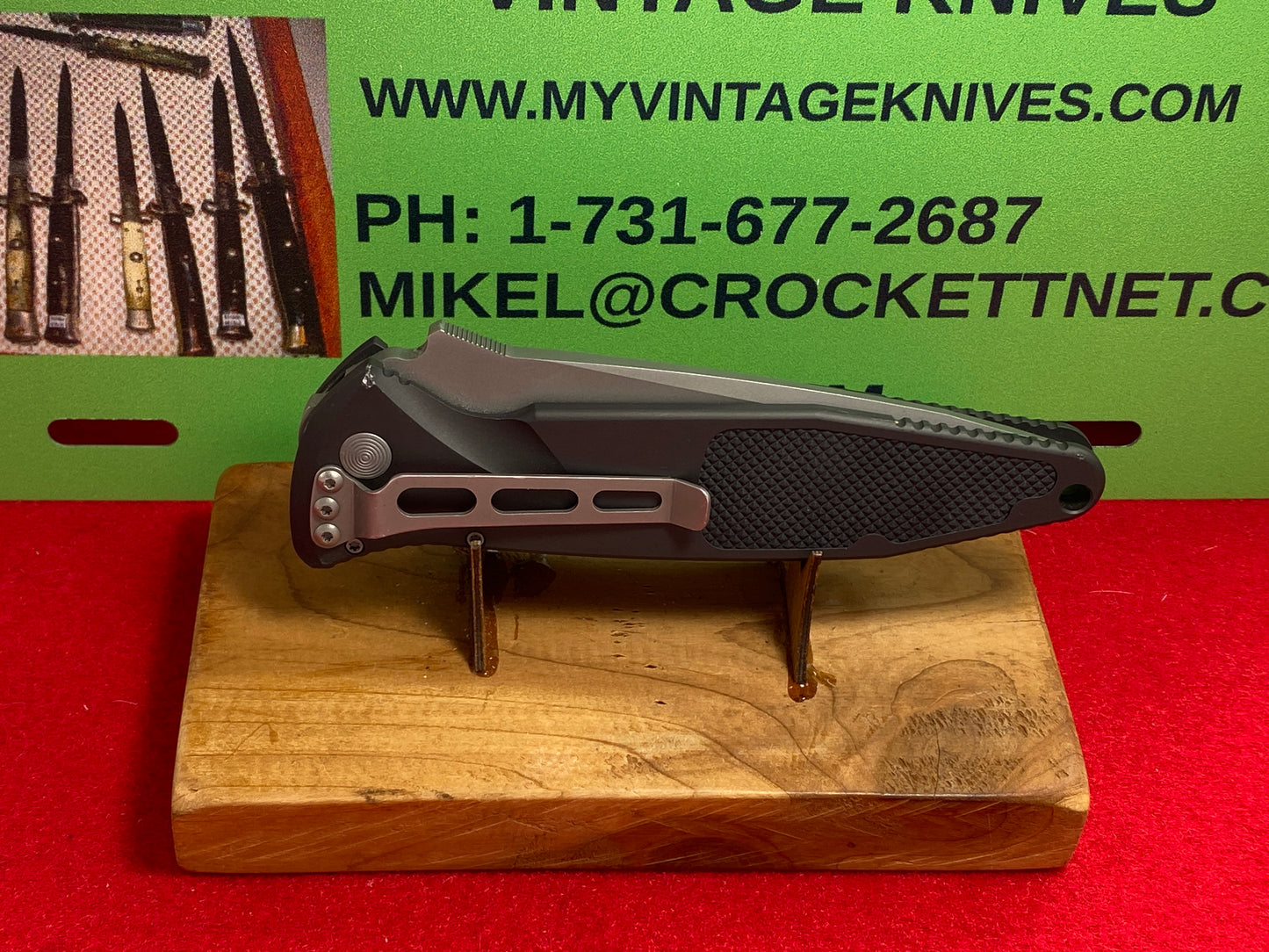 MICROTECH SOCOM ELITE-A 03/2001 TANTO BLADE #0715 TACTICAL AUTOMATIC KNIFE BLACK HANDLES NIB