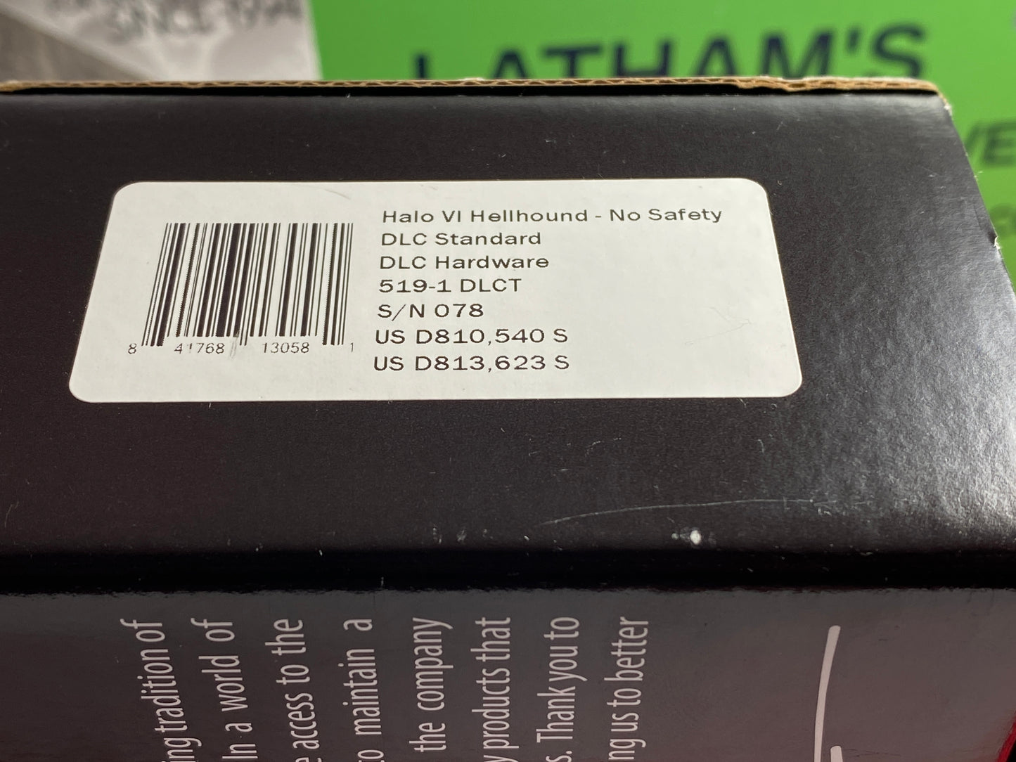 MICROTECH HALO VI HELLHOUND 03/2019 NO SAFETY 519-1 DLCT S/N 078 TACTICAL AUTOMATIC KNIFE METAL HANDLES