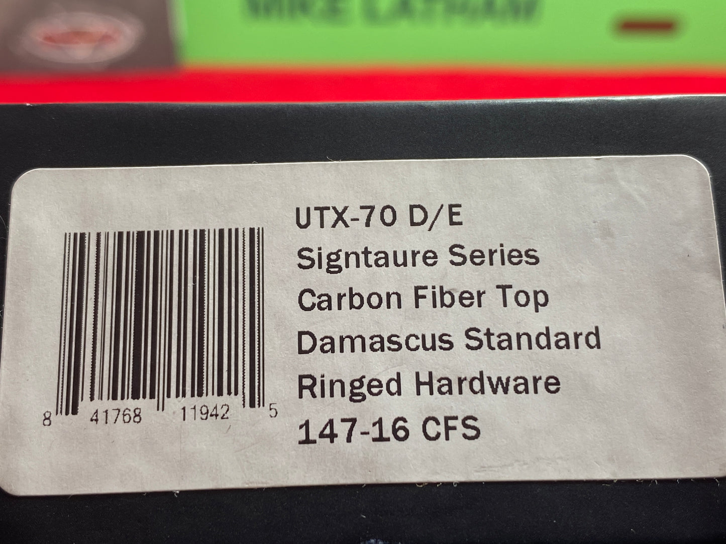 MICROTECH UTX-70 D/E 12/2020 SIGNTAURE SERIES OTF DAMASCUS STEEL 147-16 CFS TACTICAL AUTOMATIC KNIFE CARBON FIBER TOP HANDLES