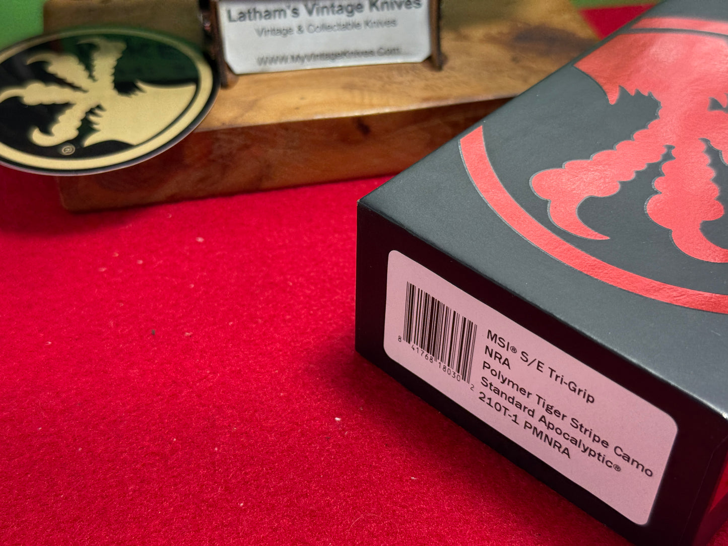 MICROTECH USA 2025 MSI S/E TRI-GRIP NRA 210T-1 PMNRA MANUAL OPEN/CLOSE KNIFE POLYMER TIGER STRIPE CAMO STANDARD APOCALYPTIC HANDLES