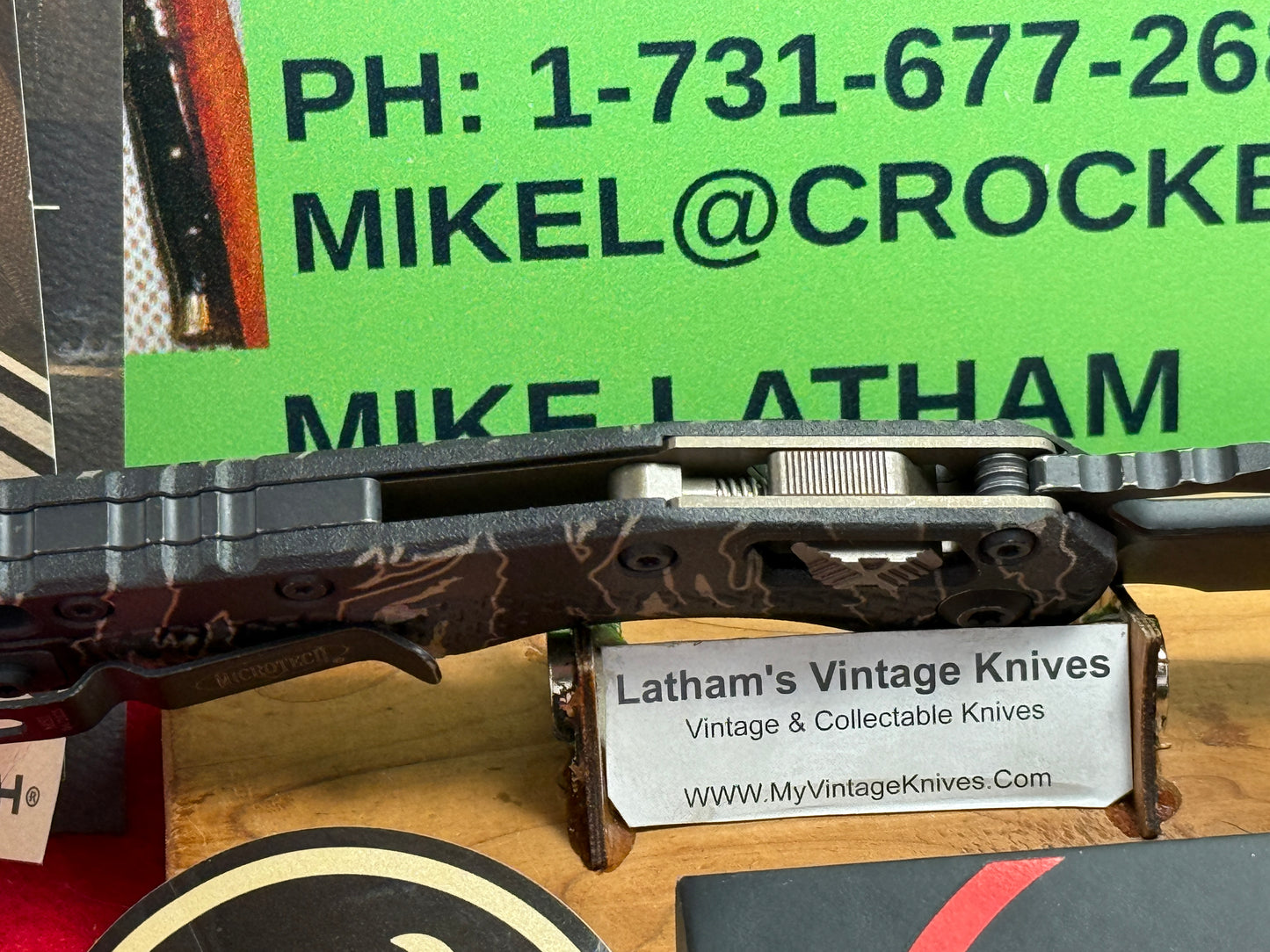 MICROTECH USA 2025 MSI S/E TRI-GRIP NRA 210T-1 PMNRA MANUAL OPEN/CLOSE KNIFE POLYMER TIGER STRIPE CAMO STANDARD APOCALYPTIC HANDLES