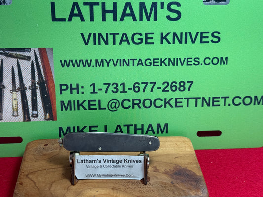 CHRISTIANS SOLINGEN GERMANY D.R.G.M. RING TWIST RELEASE GERMAN AUTOMATIC KNIFE ALL METAL