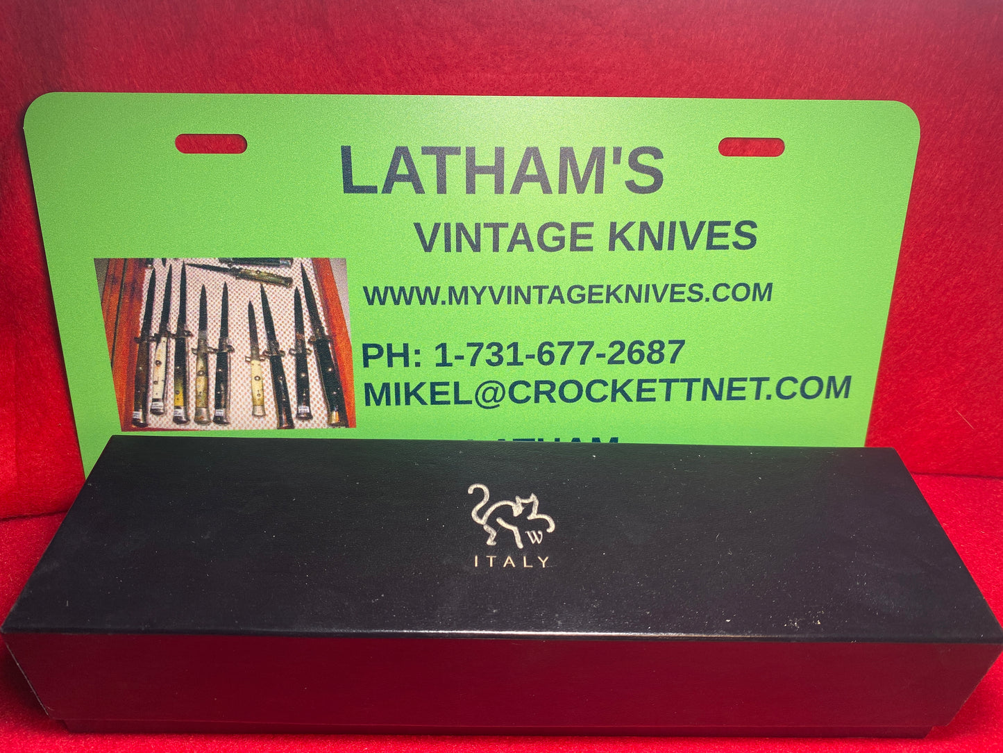 LATAMA ITALY 2010 PICK LOCK FLAT GUARD STILETTO 5 MM SPRING 23 CM ITALIAN AUTOMATIC KNIFE BRAZILIAN HORN HANDLES