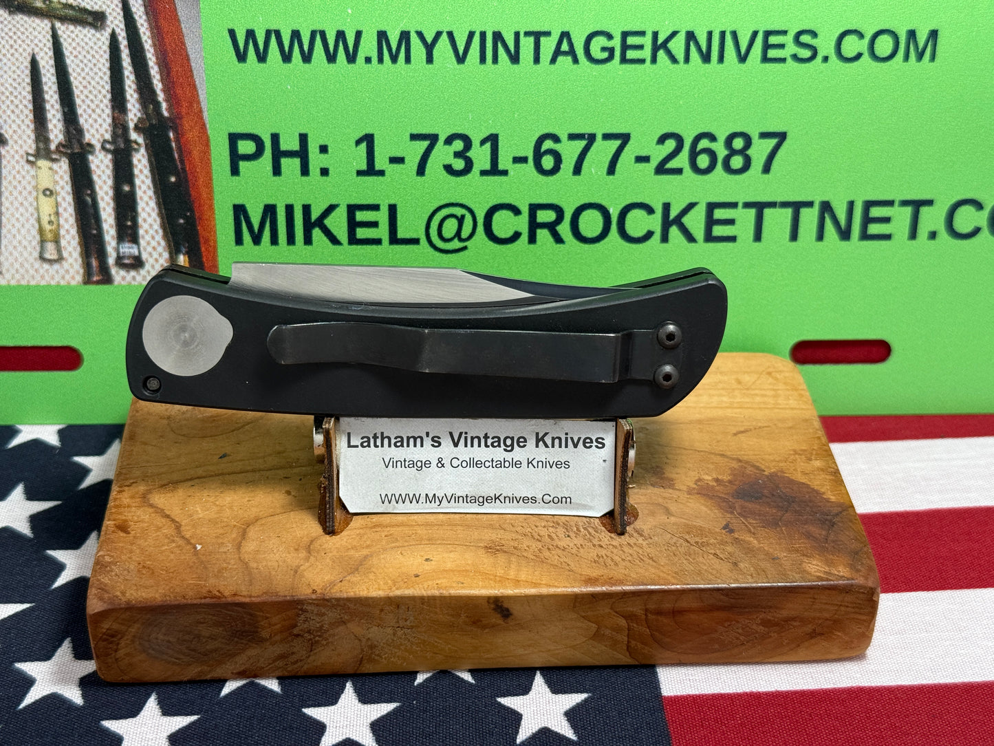 S.W.A.T. (SPECIALIZED WEAPONS BY ADVANCED TECHNOLOGIES) USA 2008-2012 CUSTOM AUTOMATIC 1 OF 100 FIRST RUN TACTICAL AUTOMATIC KNIFE BLACK METAL HANDLES