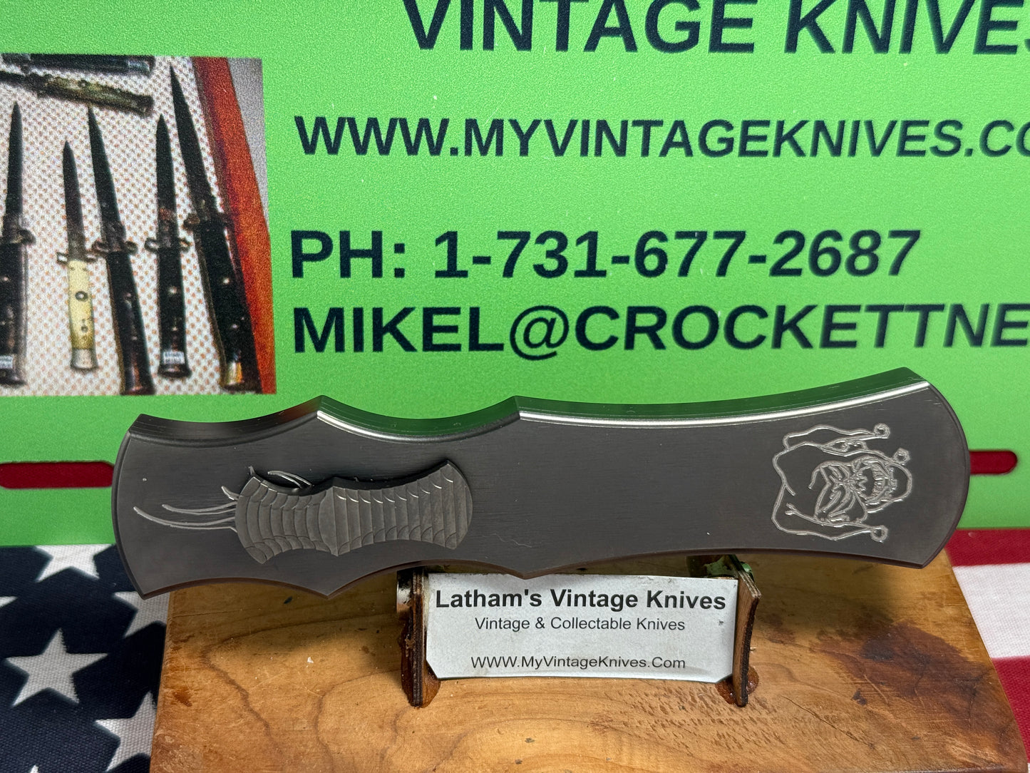 BURN CUSTOM AUTOMATIC KNIVES PAUL PANAK EARLY EDITION PROTYPE RAZOR JOKER EDITION OTF WITH MIRROR POLISHED DAGGER BLADE TACTICAL AUTOMATIC KNIFE GUN METAL HANDLES
