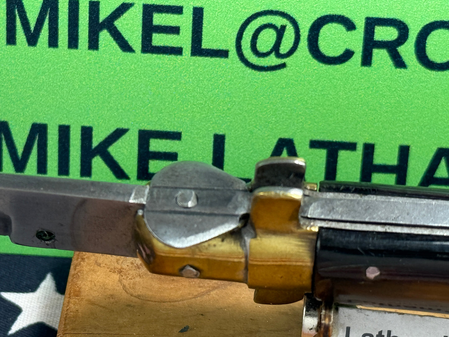 STERILE "G. BAUTTO" ITALIAN FROSOLONE 1930-38 PICK LOCK ITALIAN AUTOMATIC KNIFE BUFFALO HORN HANDLES