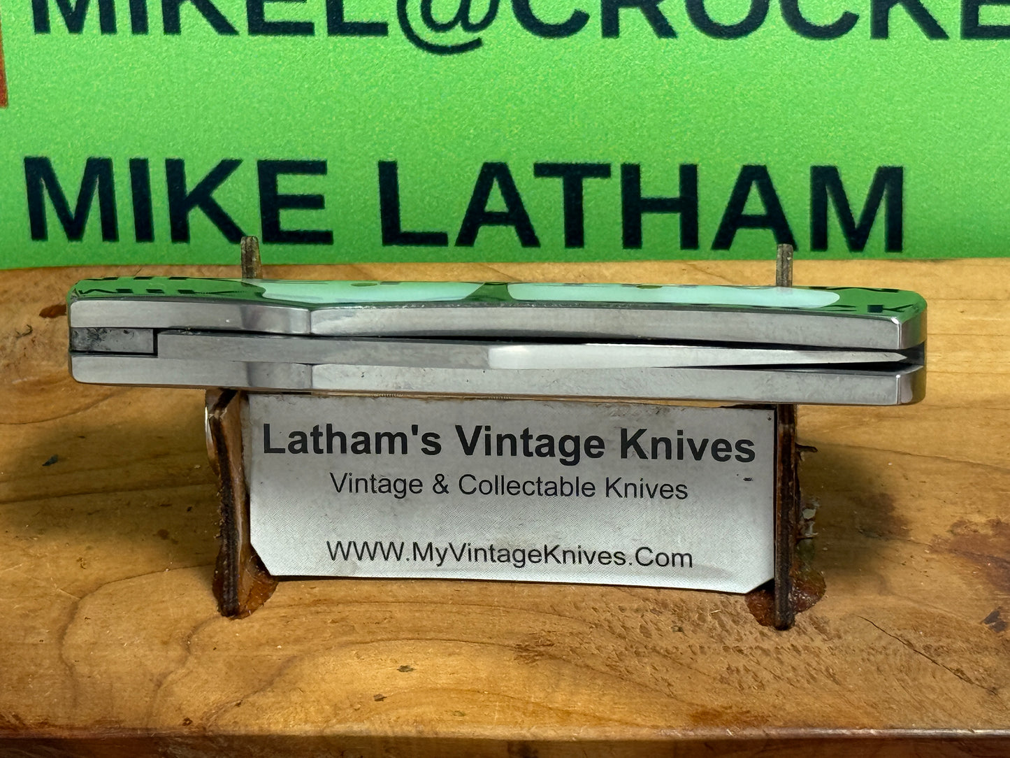 ALSDORF, MIKE CUSTOM KNIVES 2023 SLIP JOINT INTERFRAME JACK KNIFE CUSTOM MANUAL OPEN KNIFE PEARL HANDLES