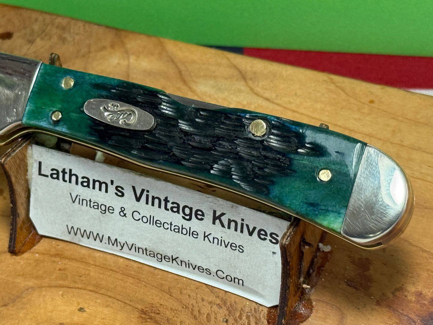 CASE XX USA 2024 MINI COPPERLOCK 61749LSS "CUSTOM AUTOMATIC CONVERTED" D/A AMERICAN AUTOMATIC KNIFE KY BLUEGRASS BONE HANDLES