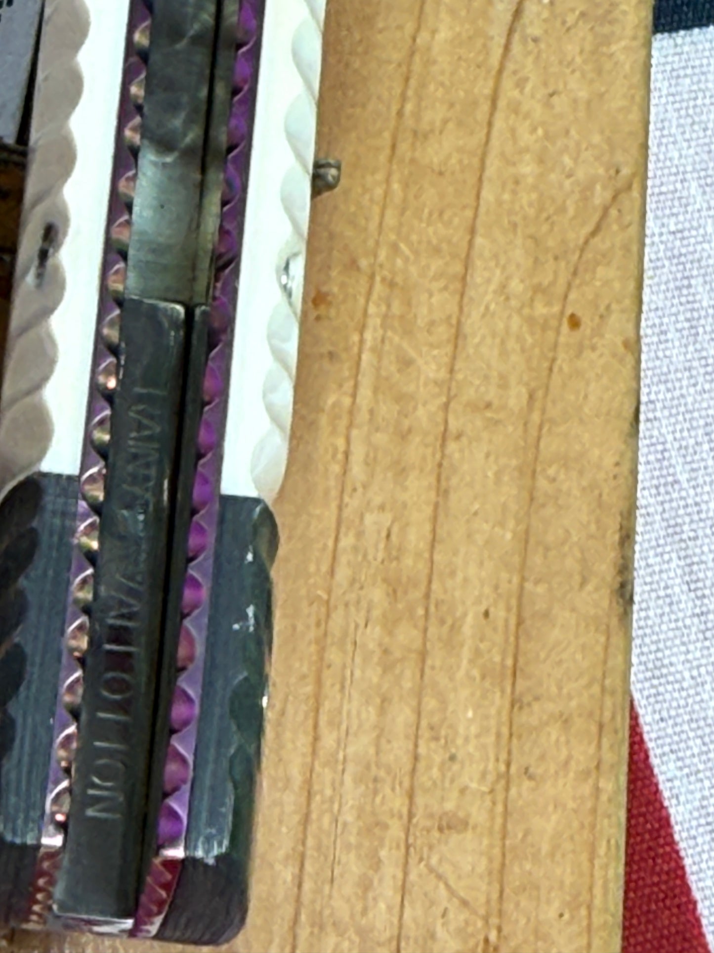 VALLOTTON, RAINY CUSTOM KNIVES 2001-2003 ERA D & D FAN TAIL DAMACUS STEEL DAGGER BLADE CUSTOM AUTOMATIC KNIFE MAMMOTH IVORY HANDLES