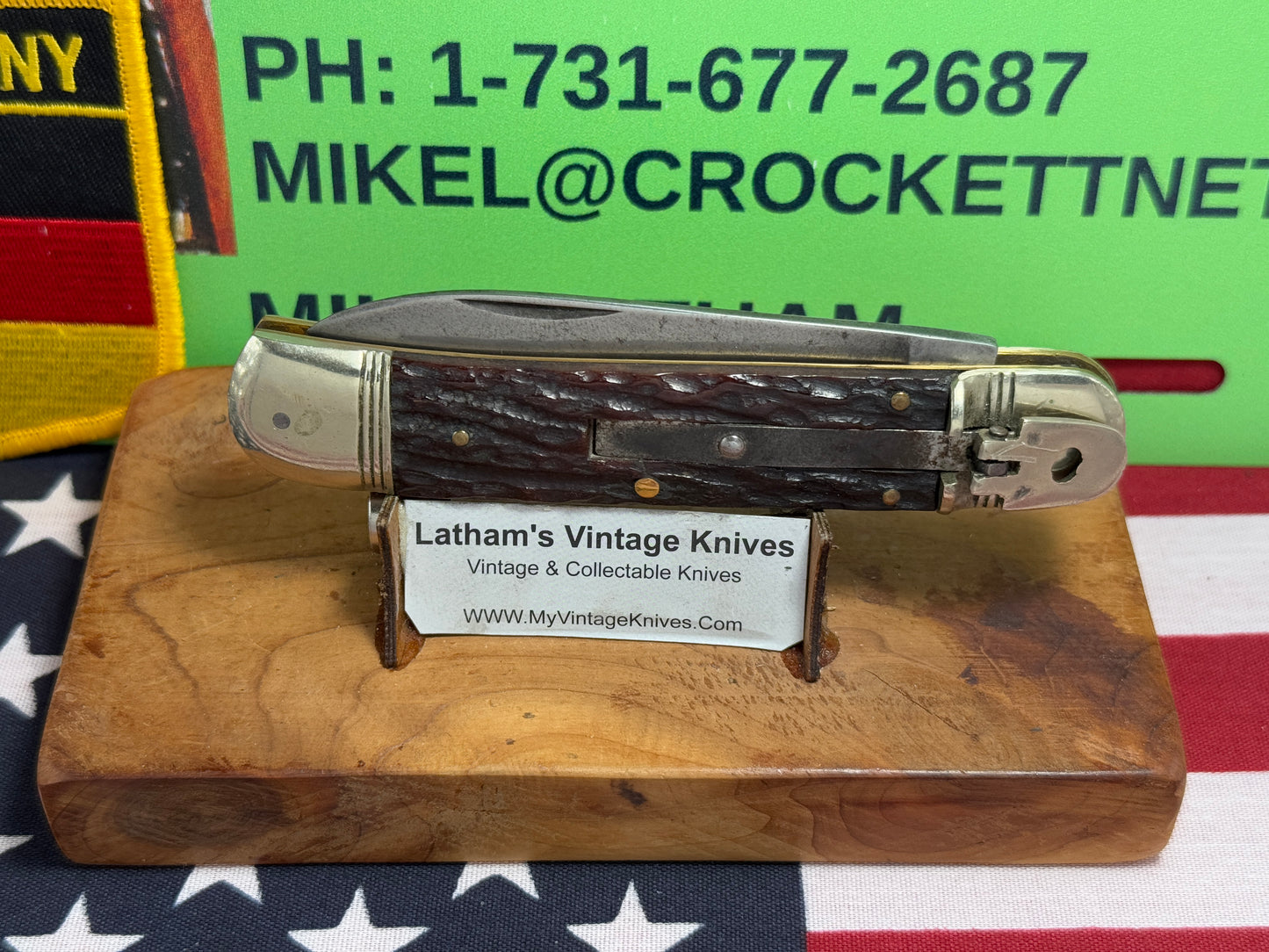 MADE IN GERMANY 1955-65 LEVER AUTOMATIC SPRINGER 11 CM GERMAN AUTOMATIC KNIFE BLACK BONE HANDLES CLEARANCE ITEM!!