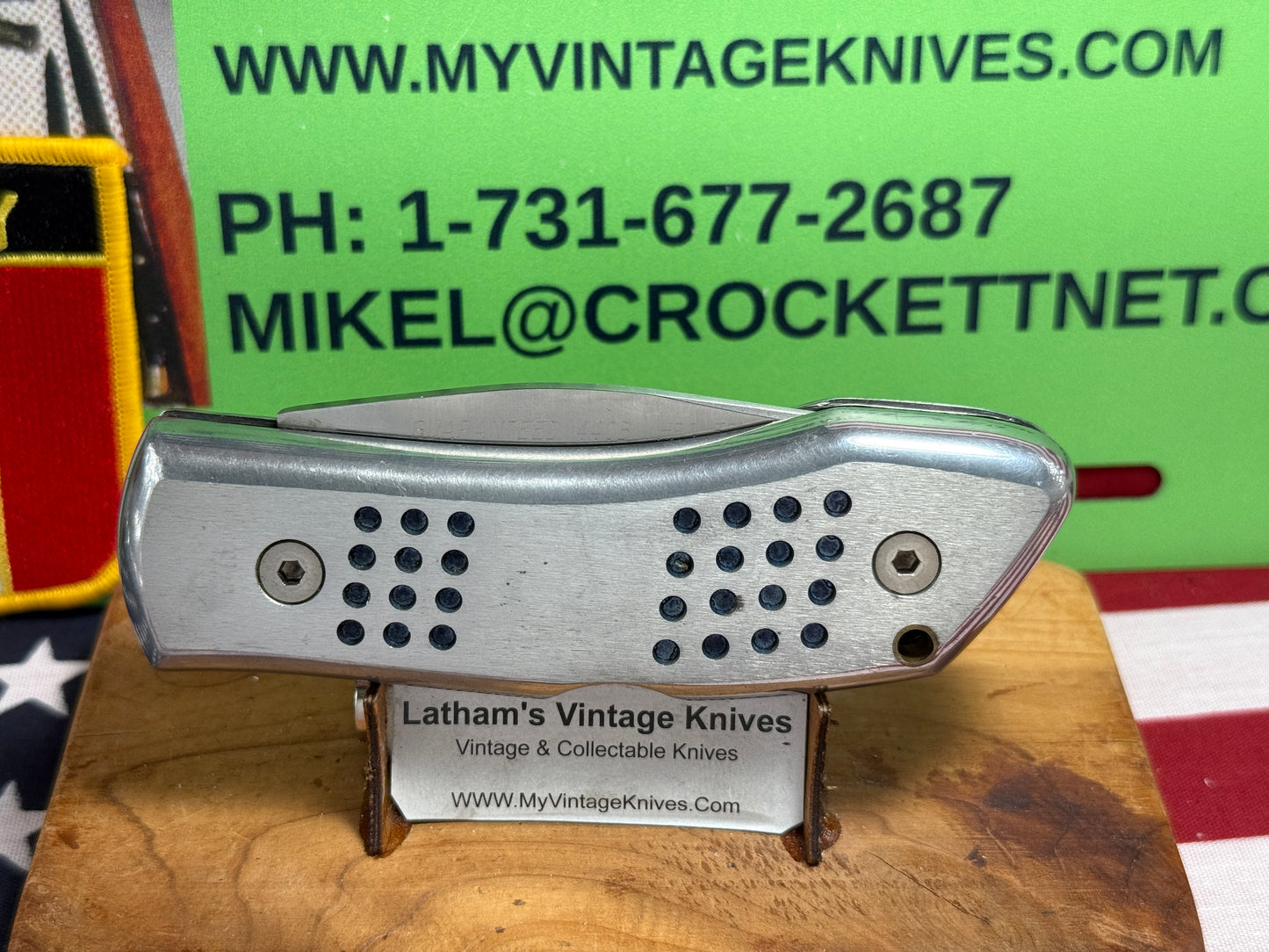 HALLER PATENT 1975-85 GERMAN SECERT POLICE HRC 58 LOCK BACK ITALIAN AUTOMATIC KNIFE ALL METAL HANDLES