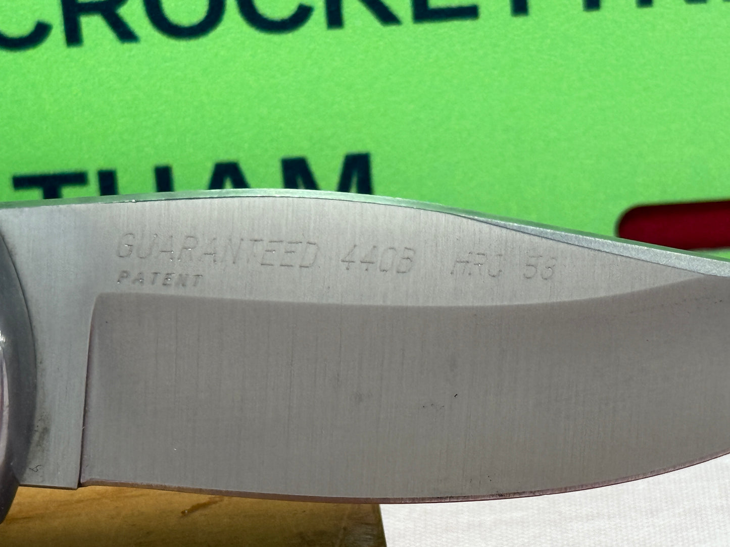 HALLER PATENT 1975-85 GERMAN SECERT POLICE HRC 58 LOCK BACK ITALIAN AUTOMATIC KNIFE ALL METAL HANDLES