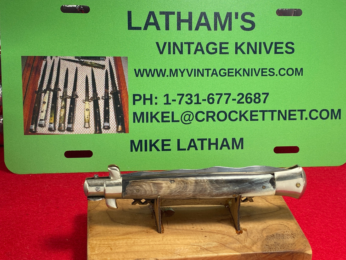 ROSCO MADE IN ITALY PICK LOCK 1950-58 STILETTO KRISS BLADE 28 CM ITALIAN MANUAL ACTION KNIFE BRAZILIAN HORN HANDLES