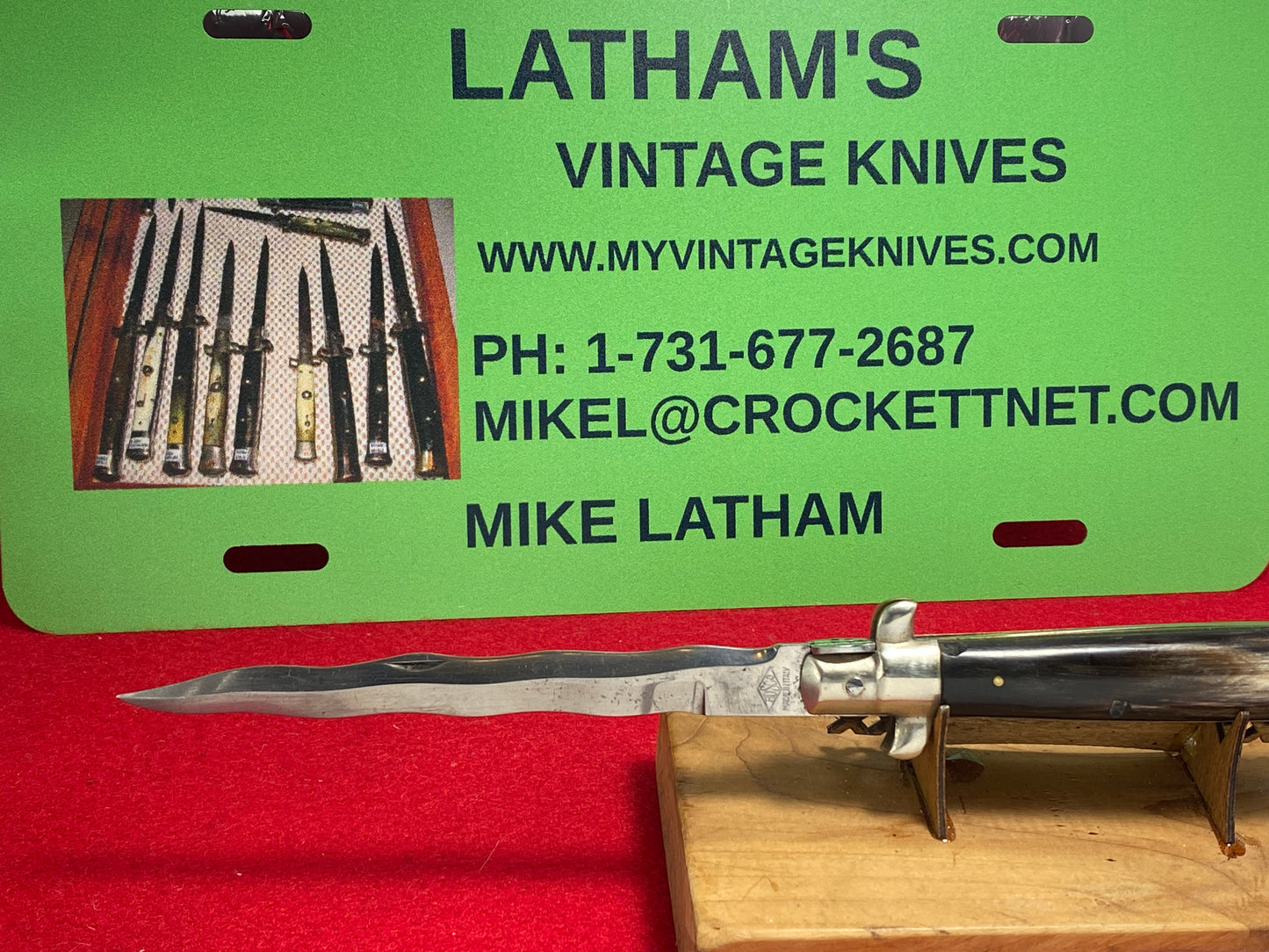 ROSCO MADE IN ITALY PICK LOCK 1950-58 STILETTO KRISS BLADE 28 CM ITALIAN MANUAL ACTION KNIFE BRAZILIAN HORN HANDLES