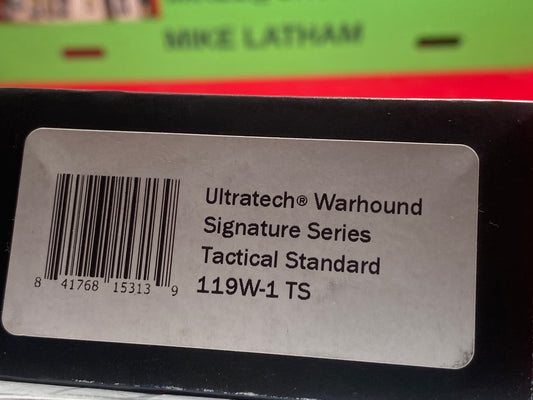 MICROTECH ULTRATECH WARHOUND 09/2023 S/N 2907 SIGNATURE SERIES 119W-1 TS TACTICAL AUTOMATIC KNIFE