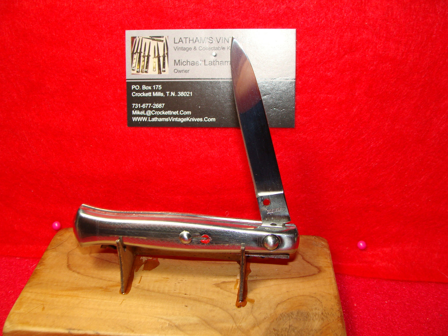 ROSTFREI 1965-75 BO/BC STILETTO NO GUARDS ITALIAN AUTOMATIC KNIFE ALL METAL