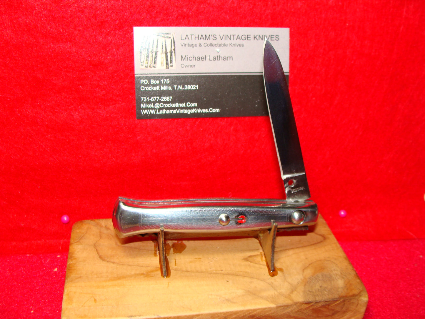 ROSTFREI 1965-75 BO/BC STILETTO NO GUARDS ITALIAN AUTOMATIC KNIFE ALL METAL