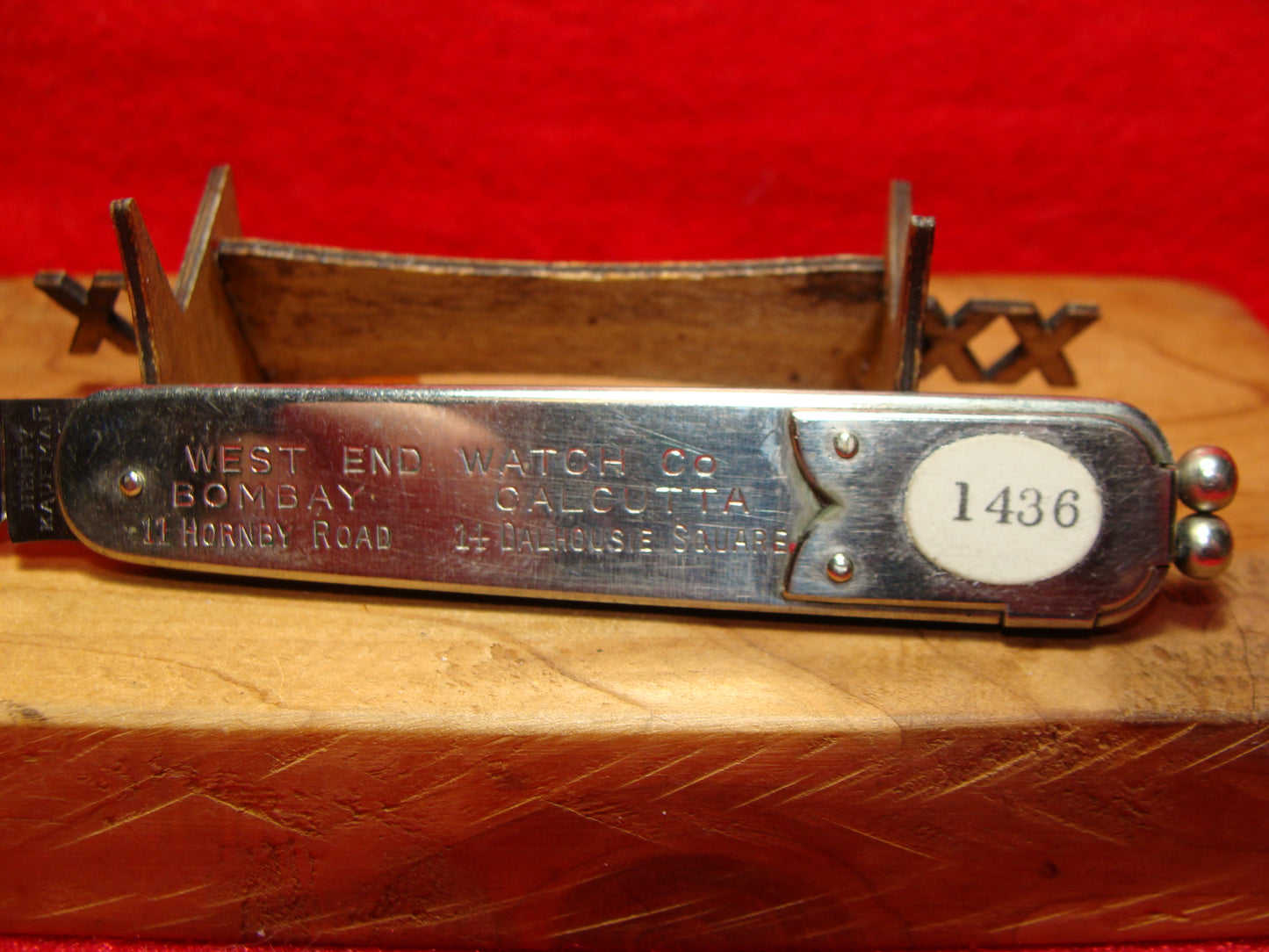 HENRY KAUFMAN GERMANY 1925-36 BODY RELEASE PURSE CLASP GERMAN AUTOMATIC KNIFE ALL METAL SALESMAN MODEL