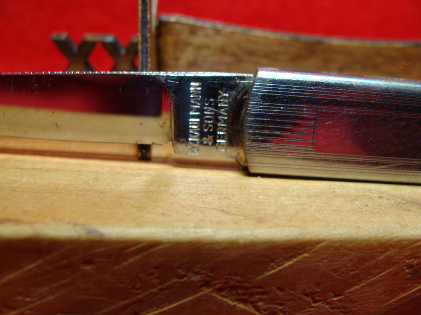 HY. KAUFMAN & SONS GERMANY 1960-68 BODY RELEASE PULL A PART GERMAN AUTOMATIC KNIFE ALL METAL