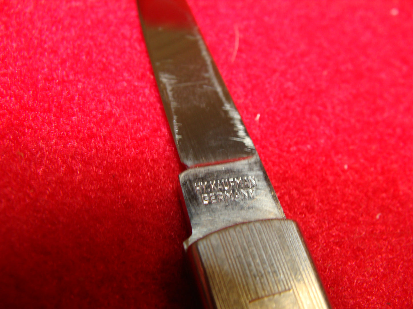 HY KAUFMAN GERMANY 1960-68 SMALL PEN KNIFE BODY RELEASE GERMAN AUTOMATIC KNIFE ALL METAL