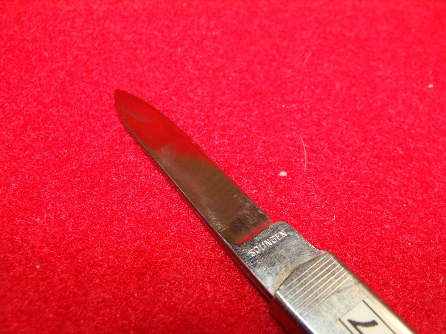 HY KAUFMAN GERMANY 1960-68 SMALL PEN KNIFE BODY RELEASE GERMAN AUTOMATIC KNIFE ALL METAL