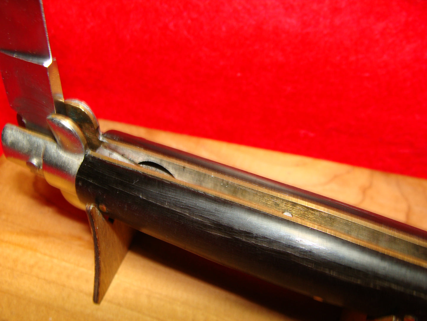 ROSTFREI PATENT ITALY 1962-68 BO/BC STILETTO 20 CM ITALIAN AUTOMATIC KNIFE BUFFALO HORN HANDLES