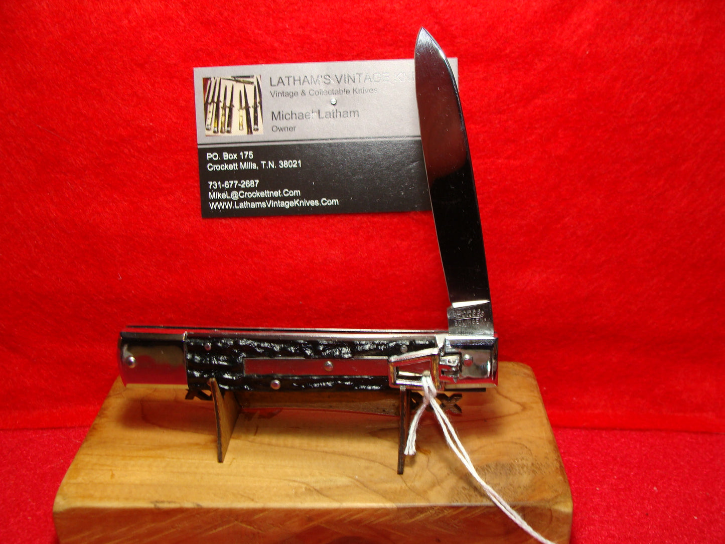 BONSA SOLINGEN GERMANY 1960-72 LEVER AUTOMATIC 11 CM SLIM GERMAN AUTOMATIC KNIFE BLACK IMITATION HANDLES